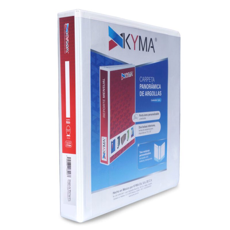 CARPETA KYMA V BLANCA P/300HJ "O"1.5"